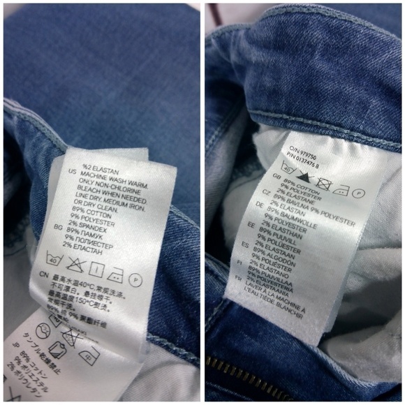 H&M Distressed Skinny Low Waist Ankle Sz 30 Jeans - Picture 8 of 8